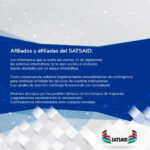 Afiliados y afiliadas del SATSAID